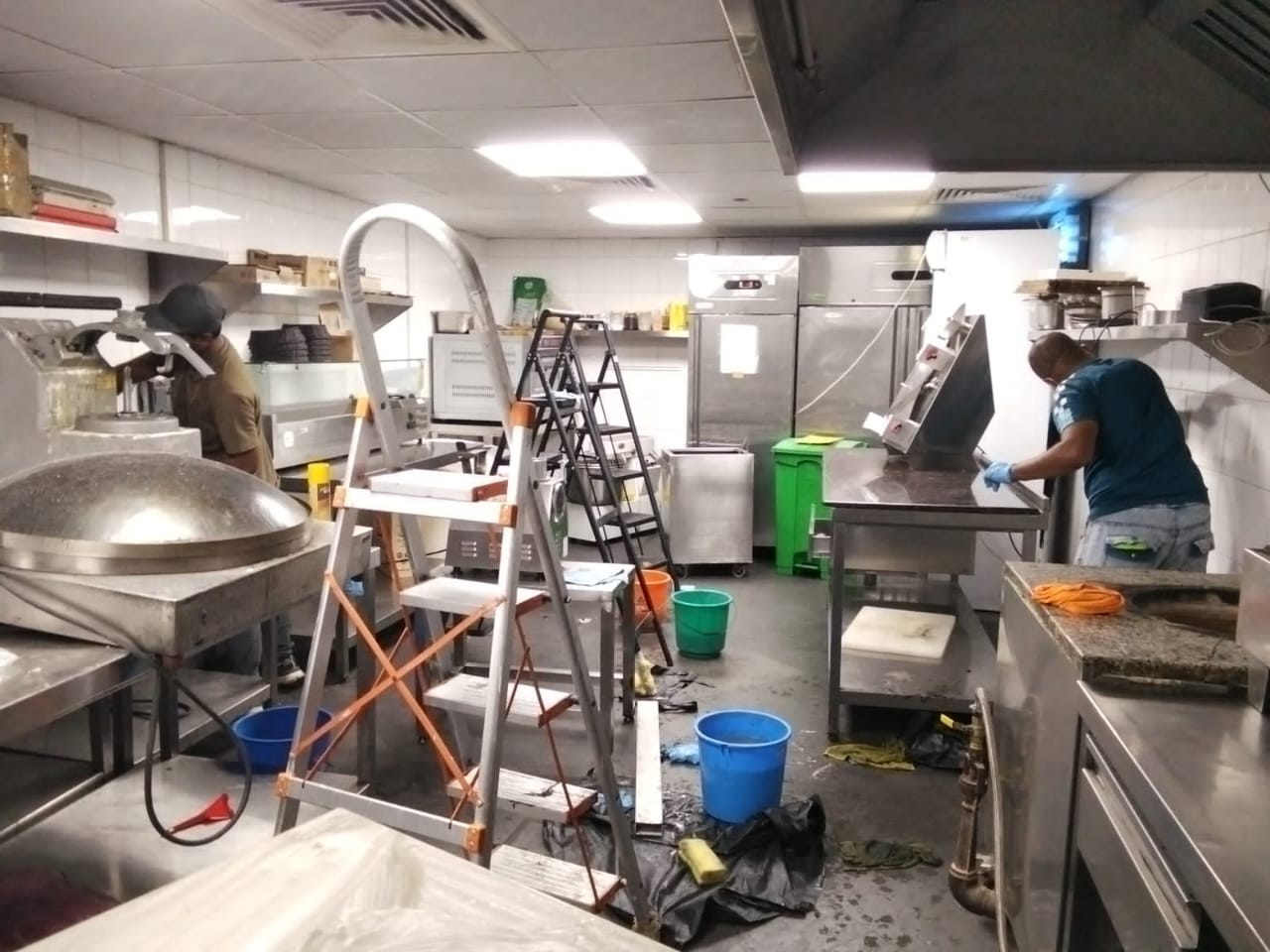 Before deep cleaning